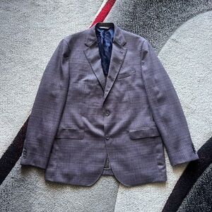 Jack Victor Elite Mark Purple Wool Lightweight Sportcoat